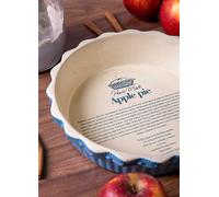 KitchenCraft Home Made Stoneware 26.5 cm Round Pie Dish Navy