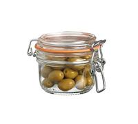 KitchenCraft Home Made 125 ml Glass Jar with Lid and Airtight Clip Seal, 4.5 fl oz Terrine Jar