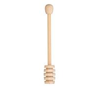 KitchenCraft Honey Dipper, Smooth Wood, 16 cm