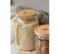 KitchenCraft Idilica 1200ml Glass Storage Jar