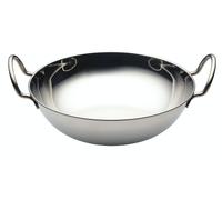KitchenCraft Indian Stainless Steel Large Balti Dish in Silver Kitchencraft Silver