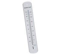 KitchenCraft Indoor / Outdoor Thermometer, Wall Mounted Design, White