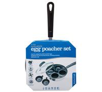 KitchenCraft Induction 4 Cup Poached Egg Non Stick 21cm Poaching Poacher Pan