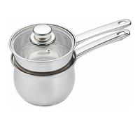 KitchenCraft Induction Bain Marie/Double Boiler Porringer, Stainless Steel Bain Marie in Gift Box, 16 cm (6.3''), Silver