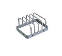 KitchenCraft Industrial Kitchen Vintage-Style Metal Toast Rack, 14.5 x 11 x 7 cm (5.5" x 4.5" x 3")