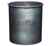 Industrial Kitchen Vintage-Style Metal Utensil Holder