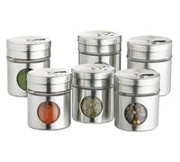 Kitchencraft Industrial Vintage-Style Metal Tea, Coffee And Sugar Canisters 3Pcs