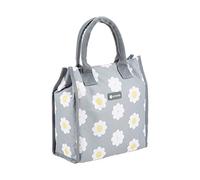 4 Litre Retro Flower Dot Lunch / Snack Cool Bag Kitchencraft Blue One Size