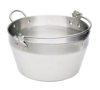 KitchenCraft Jam Pan, Home Made Maslin/Jam Pan for Induction Hob with Recipe in Gift Box, Stainless Steel, 9 litres, Silver