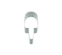 KitchenCraft KC3547 Kitchen Craft Metal Cookie Cutter-Medium 9cm Lollipop Design, Silver