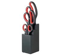 KitchenCraft 3 Piece Scissor Set and Black Block
