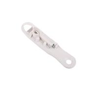 KitchenCraft Krisk Bean Stringer and Slicer, French Style Green Bean Complete Multi Tool to Top and Tail, Stringer & Cutter for Runner Beans, White