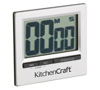 KitchenCraft Easy-Read 1-Minute Large Digital Kitchen Timer
