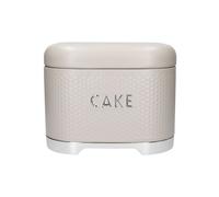 KitchenCraft Cake Storage Tin with Lid, Latte Cream, 26 x 26 x 2cm