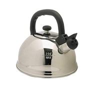 KitchenCraft Le'Xpress Induction-Safe Whistling Stovetop Kettle, 1.6 litres (2.75 Pints) - Stainless Steel