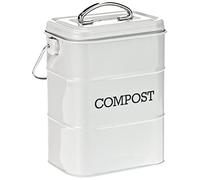 KitchenCraft Living Nostalgia 3 Litre Kitchen Compost Bin, French Grey