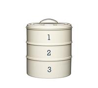 Living Nostalgia Antique Cream Three Tier Cake Tin Set