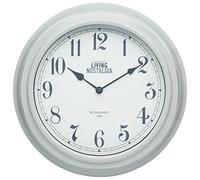 KitchenCraft Living Nostalgia Analogue Wall Clock, 25.5 cm (1") - Antique Cream