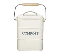 KitchenCraft Living Nostalgia Antique Cream Compost Bin
