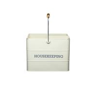 KitchenCraft Living Nostalgia Metal Cleaning Caddy, 33 x 21 x 26 cm - Antique Cream