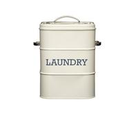 KitchenCraft Living Nostalgia Antique Cream Laundry Tin