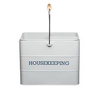 French Grey Housekeeping Tin Living Nostalgia Grey One Size
