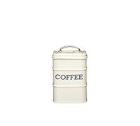 KitchenCraft Living Nostalgia Coffee Storage Canister, 11 x 17 cm - Antique Cream