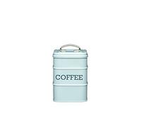 KitchenCraft Living Nostalgia Coffee Storage Canister, 11 x 17 cm - Vintage Blue