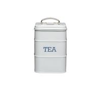 KitchenCraft Living Nostalgia French Grey Tea Tin