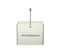 KitchenCraft Living Nostalgia Metal Cleaning Caddy, 33 x 21 x 26 cm - Antique Cream