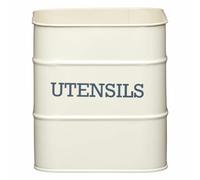 Living Nostalgia Antique Cream Utensil Pot