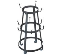KitchenCraft Living Nostalgia Mug Tree, Grey, 34 x 18.5 cm