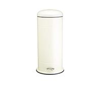 KitchenCraft Living Nostalgia Pedal Bin, 30 Litres - Antique Cream LNBIN30CRE