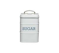 KitchenCraft Living Nostalgia Sugar Storage Canister, 11 x 17 cm, French Grey