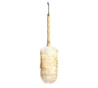 KitchenCraft Living Nostalgia Traditional Natural Lambswool Duster, 48 cm (19”), Brown