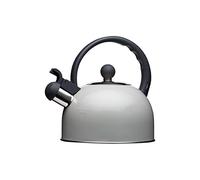 Living Nostalgia French Grey Traditional 1.4 Litre Whistling Kettle