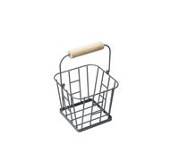KitchenCraft Living Nostalgia Wire Egg Basket - Grey - Iron - Egg Holder