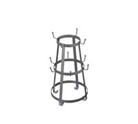 KitchenCraft Living Nostalgia Wire Metal Mug Tree Powder-Coated With Warm Grey Finish