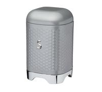 KitchenCraft Lovello Kitchen sugar storage tin/canister - Grey Sugar Caddy