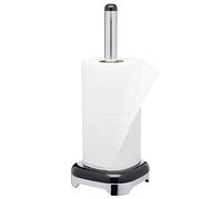 Paper Towel Holder with Glossy Black Base and Steel Stand Lovello Black One Size