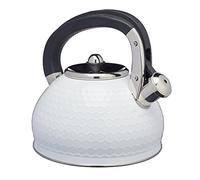 Lovello Retro Ice White Textured 2.5L Whistling Kettle