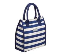Kitchencraft Lulworth 4 Litre Blue Stripe Lunch / Snack Cool Bag