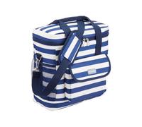 Kitchencraft Lulworth Nautical-Striped Medium Cool Bag