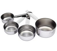 KitchenCraft Stainless Steel 4 Piece Measuring Cup Set