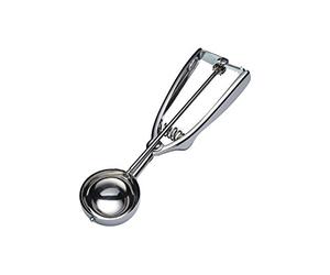 KitchenCraft Mechanical Stainless Steel Cookie / Ice Cream Scoop, 4.9 cm (2”), Silver