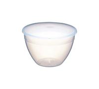 KitchenCraft Medium-Large Plastic Pudding Basin with Lid, 1.1 Litres (2 Pints)