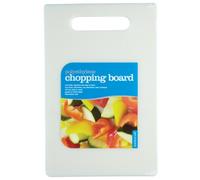 KitchenCraft Medium Non-Toxic Plastic Chopping Board, 3 x 2 cm (12" x 8") - White