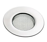 KitchenCraft KCSINK Mesh Sink Strainer / Shower Drain Hair Catcher, Stainless Steel, 7.5 cm, Silver