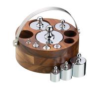 Kitchencraft Metric Weight Set With Stand Silver
