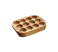 KitchenCraft Natural Elements Acacia Wood Egg Rack Honey